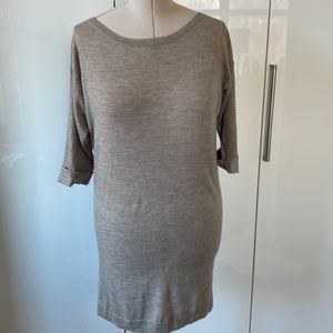 CLUB MONACO Dress with 3/4 sleeves in Tan Size-Medium NWOT